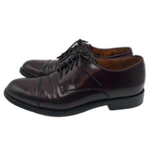 Vintage Cole Haan City Men's Burgundy Leather Cap Toe Oxford Shoes Size 8.5D